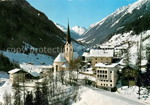 AK / Ansichtskarte Kappl_Tirol Ortsmotiv mit Kirche im Paznauntal 