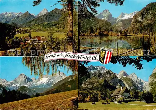 AK / Ansichtskarte Hinterstoder Schiederweiher Totes Gebirge Dietlgut Hinterstoder