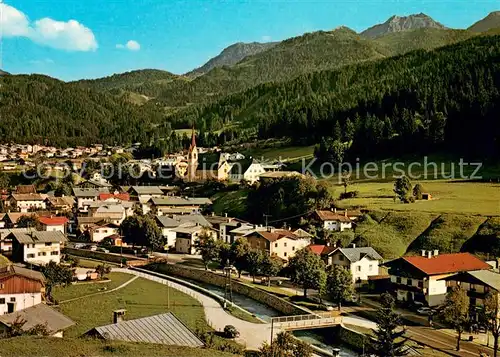 AK / Ansichtskarte Fieberbrunn_Tirol Panorama mit Wildseeloder Fieberbrunn Tirol