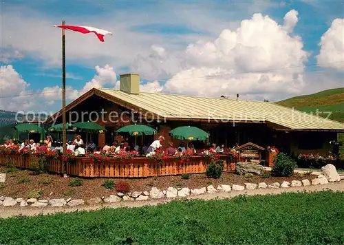 AK / Ansichtskarte Riezlern_Kleinwalsertal_Vorarlberg Bergstueble Terrasse Riezlern_Kleinwalsertal