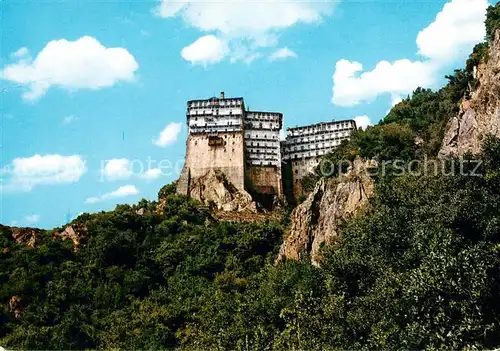 AK / Ansichtskarte Athos_Chalkidiki_Makedonien Monastery of Simonos Petra Kloster Athos_Chalkidiki