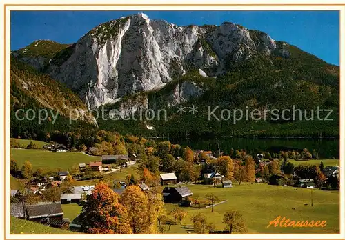 AK / Ansichtskarte Altaussee Panorama Blick zur Trisslwand Totes Gebirge Altaussee