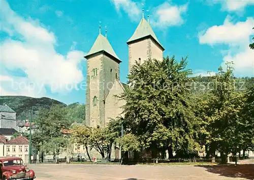 AK / Ansichtskarte Bergen_Norwegen Mariakirken Kirche Bergen Norwegen