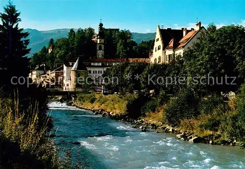 AK / Ansichtskarte Bruneck Partie am Fluss Bruneck