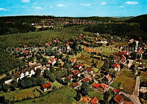 AK / Ansichtskarte Hahnenklee Bockswiese_Harz Fliegeraufnahme Hahnenklee Bockswiese