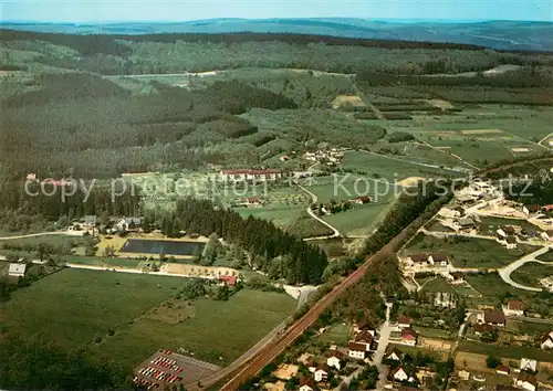 AK / Ansichtskarte Holzhausen_Burbach Familien Ferienheim Blaues Kreuz in Deutschland e.V. Fliegeraufnahme Holzhausen Burbach