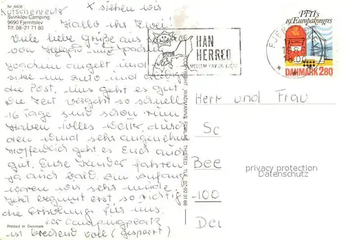 AK / Ansichtskarte Fjerritslev Svinklov Camping Fliegeraufnahme Fjerritslev