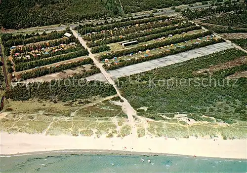 AK / Ansichtskarte Hulsig_Skagen Bunken Camping Fliegeraufnahme Hulsig Skagen