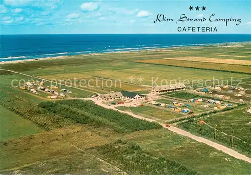 AK / Ansichtskarte Fjerritslev Klim Strand Camping Cafeteria Fliegeraufnahme Fjerritslev
