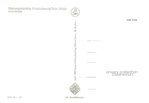 AK / Ansichtskarte Friedrichroda Marienglashoehle Aussenanlage Park Friedrichroda