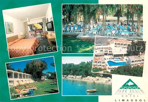 AK / Ansichtskarte Limassol Park Beach Hotel Liegewiese Strand Limassol