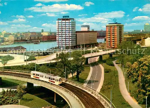 AK / Ansichtskarte Mannheim Blick zum Rheinhafen Mannheim