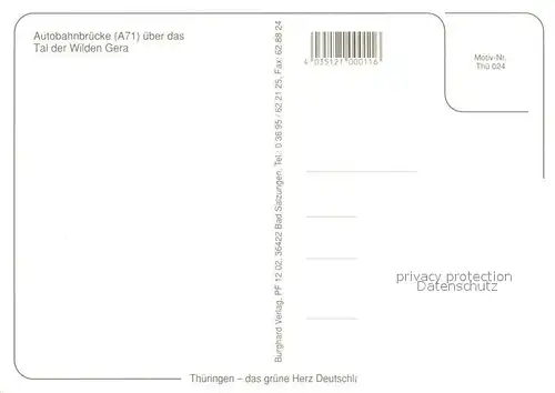 AK / Ansichtskarte Gehlberg Autobahnbruecke ueber das Tal der Wilden Gera Fliegeraufnahme Gehlberg