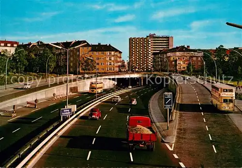 AK / Ansichtskarte Halensee_Berlin Stadtautobahn Halensee_Berlin