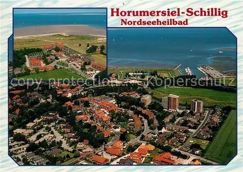AK / Ansichtskarte Schillig Nordseeheilbad Fliegeraufnahme Schillig