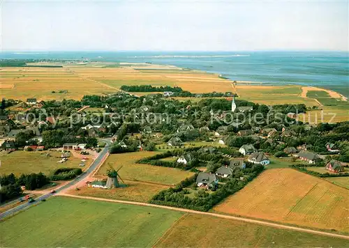 AK / Ansichtskarte Amrum Nordseeinsel mit Norddorf Fliegeraufnahme Amrum