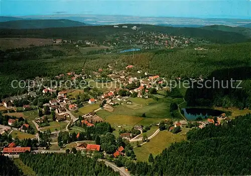 AK / Ansichtskarte Hahnenklee Bockswiese_Harz Fliegeraufnahme Hahnenklee Bockswiese
