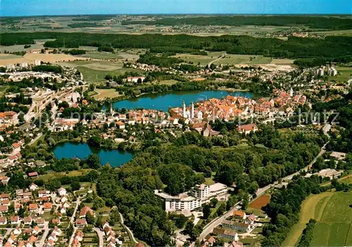 AK / Ansichtskarte Bad_Waldsee Moorheilbad Kneippkurort Fliegeraufnahme Bad_Waldsee