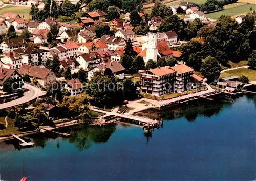AK / Ansichtskarte Seeshaupt Starnberger See Fliegeraufnahme Seeshaupt