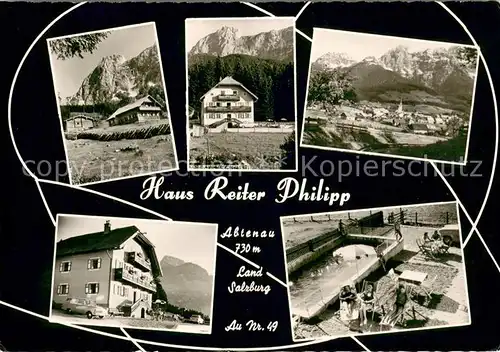 AK / Ansichtskarte Abtenau Haus Reiter Philipp Gaestehaus Pension Alpenpanorama Abtenau