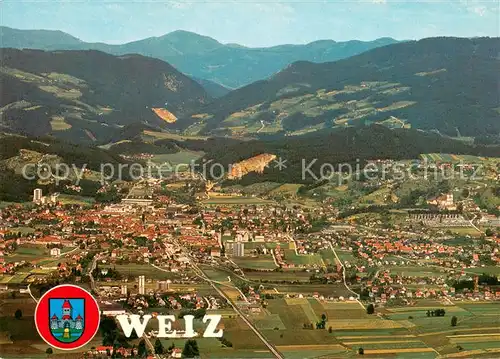 AK / Ansichtskarte Weiz_Steiermark Fliegeraufnahme Weiz_Steiermark