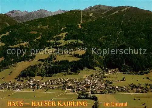 AK / Ansichtskarte Haus_Ennstal Erholungsort in Dachstein Tauern Region Fliegeraufnahme Haus_Ennstal