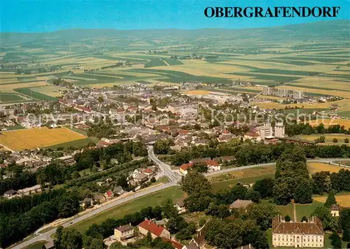 AK / Ansichtskarte Obergrafendorf Pielachtal Fliegeraufnahme Obergrafendorf