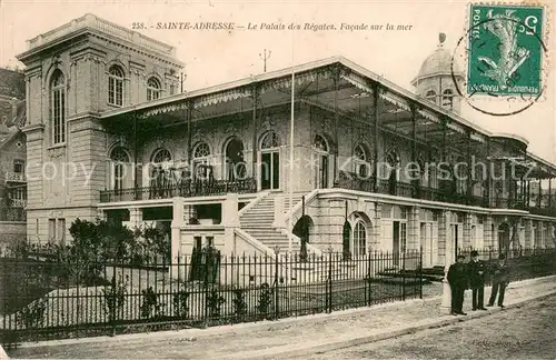 AK / Ansichtskarte Sainte Adresse Palais des Regates facade sur la mer Sainte Adresse