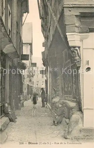 AK / Ansichtskarte Dinan Rue de la Cordonnerie Dinan