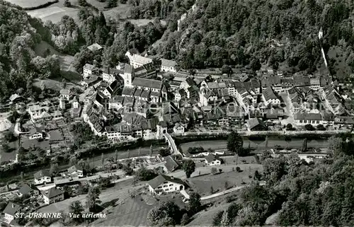 AK / Ansichtskarte St_Ursanne Vue aerienne St_Ursanne