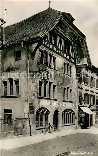 AK / Ansichtskarte Olten Ratskeller Gasthaus Olten