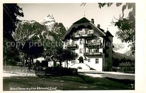 AK / Ansichtskarte Ehrwald_Tirol Hotel Sonnenspitze Alpen Ehrwald Tirol