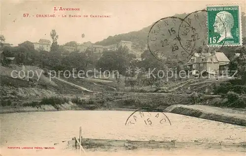AK / Ansichtskarte Cransac Bassin de Campagnac Cransac