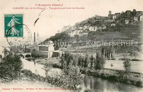 AK / Ansichtskarte Camares Vue generale et bords du Dourdon Camares