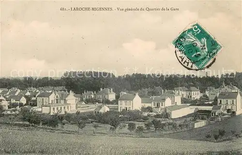 AK / Ansichtskarte Laroche_Migennes Vue generale du Quartier de la Gare Laroche Migennes
