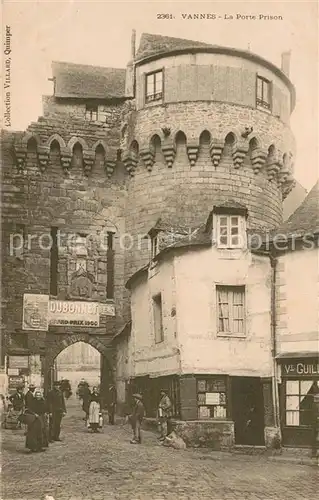 AK / Ansichtskarte Vannes La Porte Prison Vannes