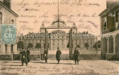 AK / Ansichtskarte Blois_Loir_et_Cher Caserne Maurice de Saxe Soldats Blois_Loir_et_Cher