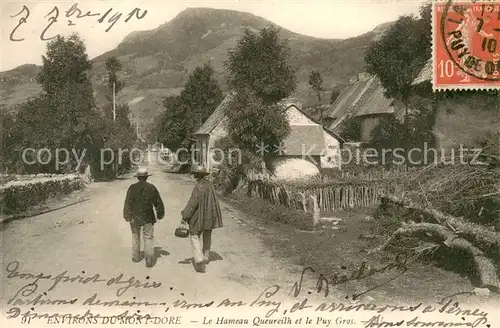 AK / Ansichtskarte Le_Mont Dore_Puy_de_Dome Le Hameau Queureilh et le Puy Gros Le_Mont Dore_Puy_de_Dome