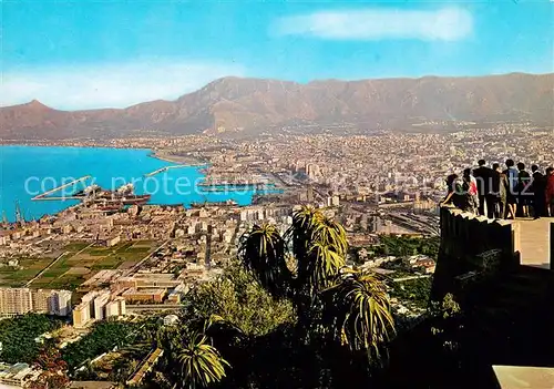 AK / Ansichtskarte Palermo_Sicilia Blick von Ausblicksplattform Palermo_Sicilia