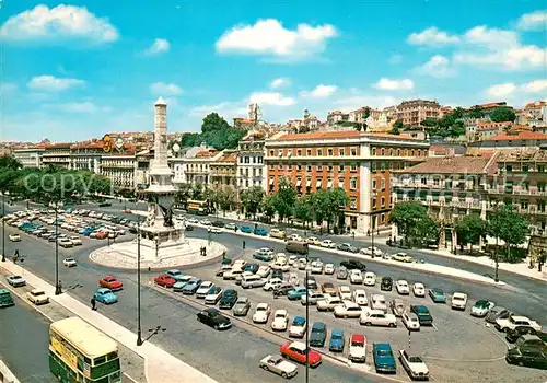 AK / Ansichtskarte Lisboa Praca dos Restauradores Lisboa