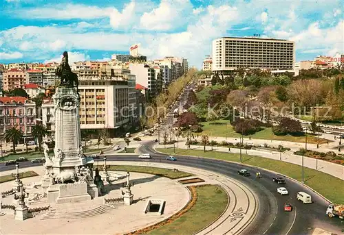 AK / Ansichtskarte Lisboa Praca Marques de Pombal Lisboa