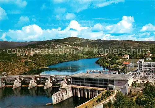 AK / Ansichtskarte Orense Fliegeraufnahme Presa del Velle 