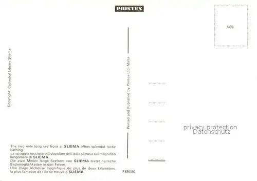 AK / Ansichtskarte Sliema Promenade Sliema