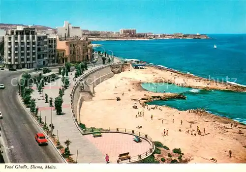 AK / Ansichtskarte Sliema Fond Ghadir Strand Sliema