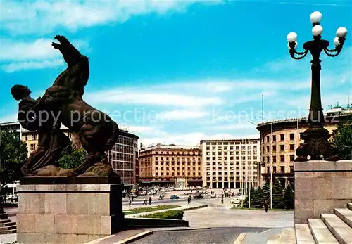 AK / Ansichtskarte Beograd_Belgrad Trg Marksa i Engelsa Beograd Belgrad