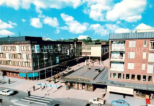 AK / Ansichtskarte Lund_Daenemark Knut den stores gata Bankgebaeude Hotel Lund Daenemark