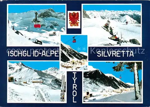 AK / Ansichtskarte Ischgl Silvrettaseilbahn und Id Alpe Ischgl