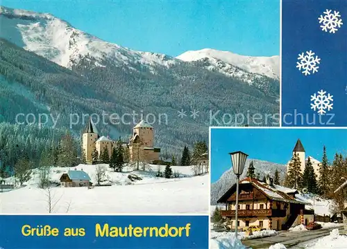 AK / Ansichtskarte Mauterndorf Schloss Mauterndorf Gasthof Mauterndorf