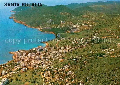 AK / Ansichtskarte Santa_Eulalia_del_Rio Fliegeraufnahme Santa_Eulalia_del_Rio