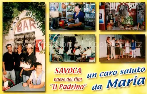 AK / Ansichtskarte Savoca_Messina Bar Vitelli da Maria Details 